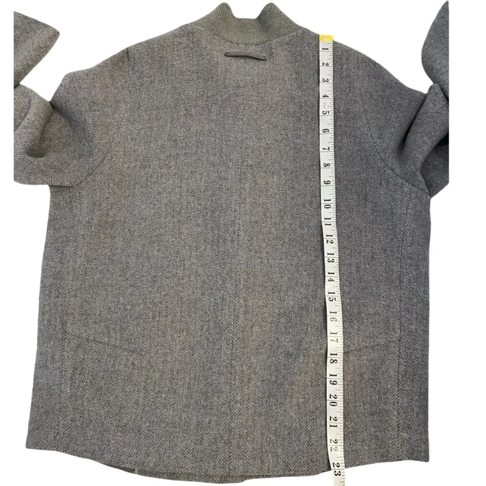 Izzat Baba Elegant Women's Gray Lightweight Coat Pit 21 L23 - Picture 12 of 15